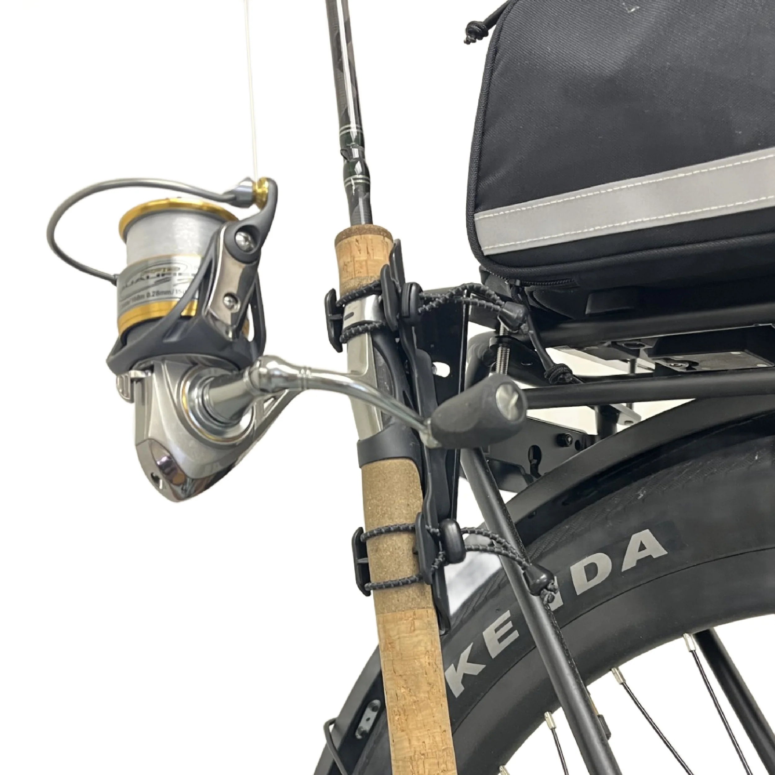 BiKASE Fishing Rod Holder for Bike Rack