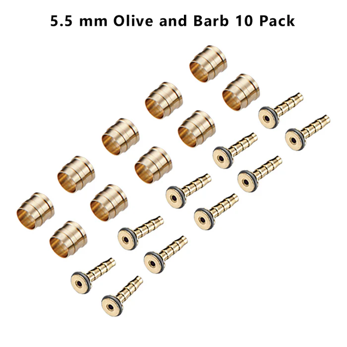 TRP/Tektro Olive and Barb 5.5mm 10-Pack