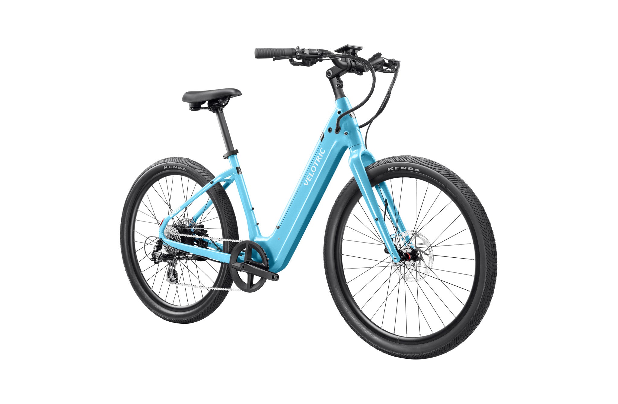 electric powered bicycle Velotric Breeze 1 Cruiser Ebike, Regular / Ocean Mist