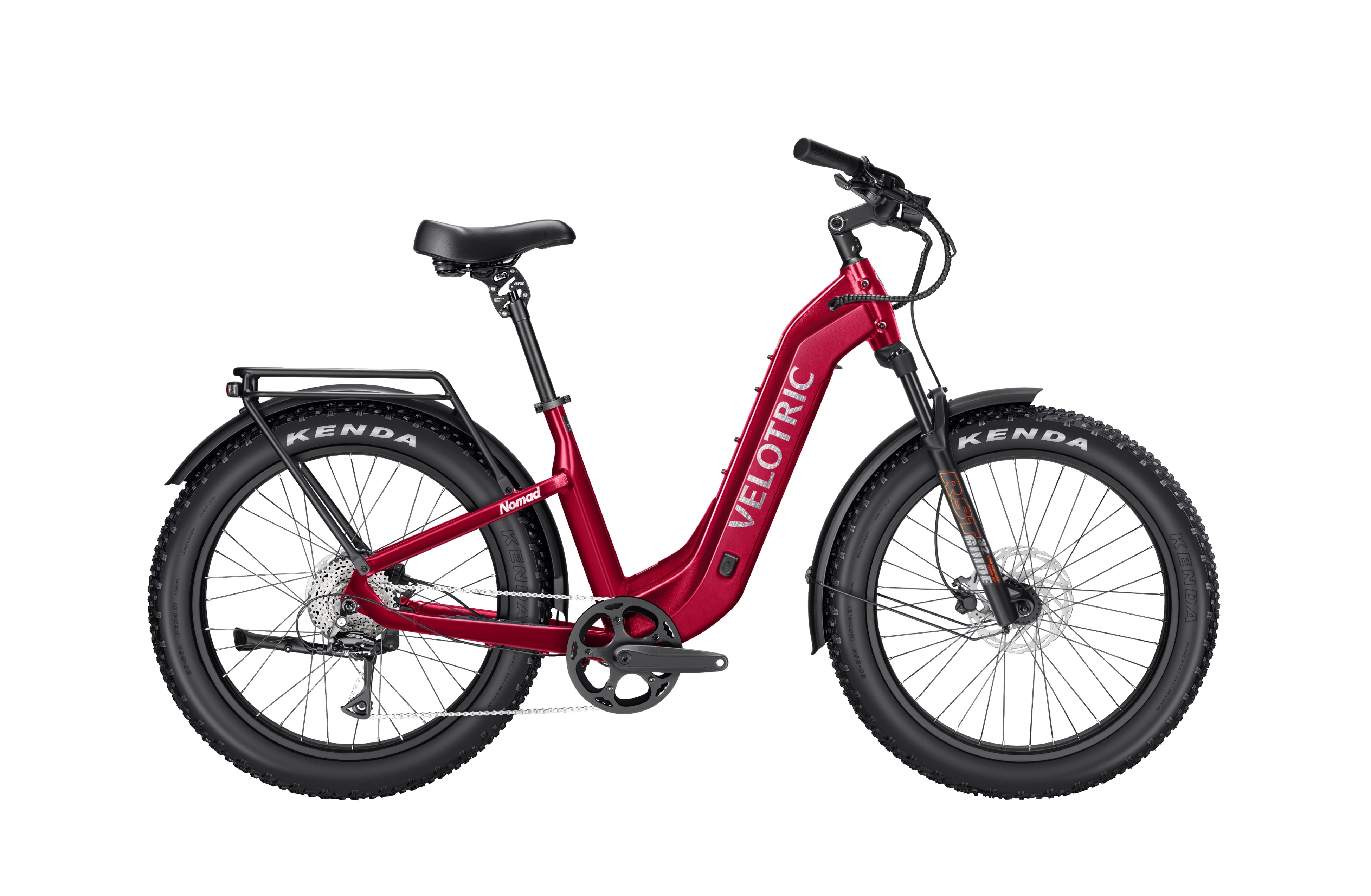 trekking e-bike viator 2.0 Velotric Nomad 2 Fat Tire Ebike, Step-Thru / Regular / Olive
