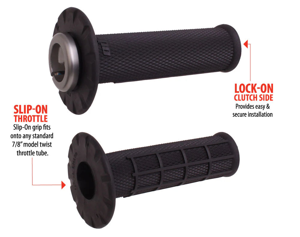ODI Universal Lock-On Half Waffle Grips